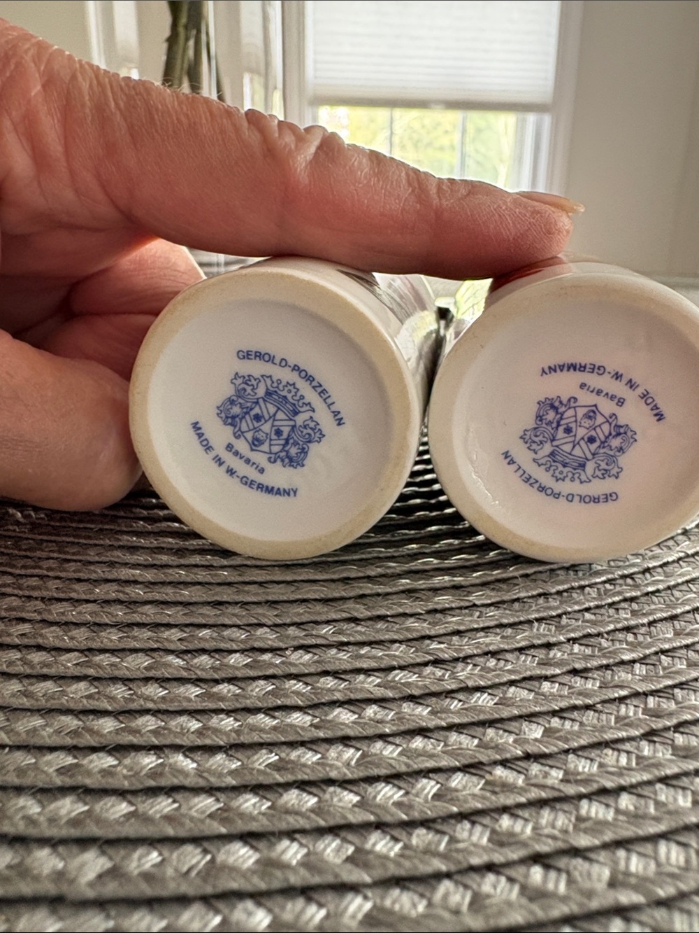 Gerold-Porzellan Salt & Pepper Shakers Made in Germany